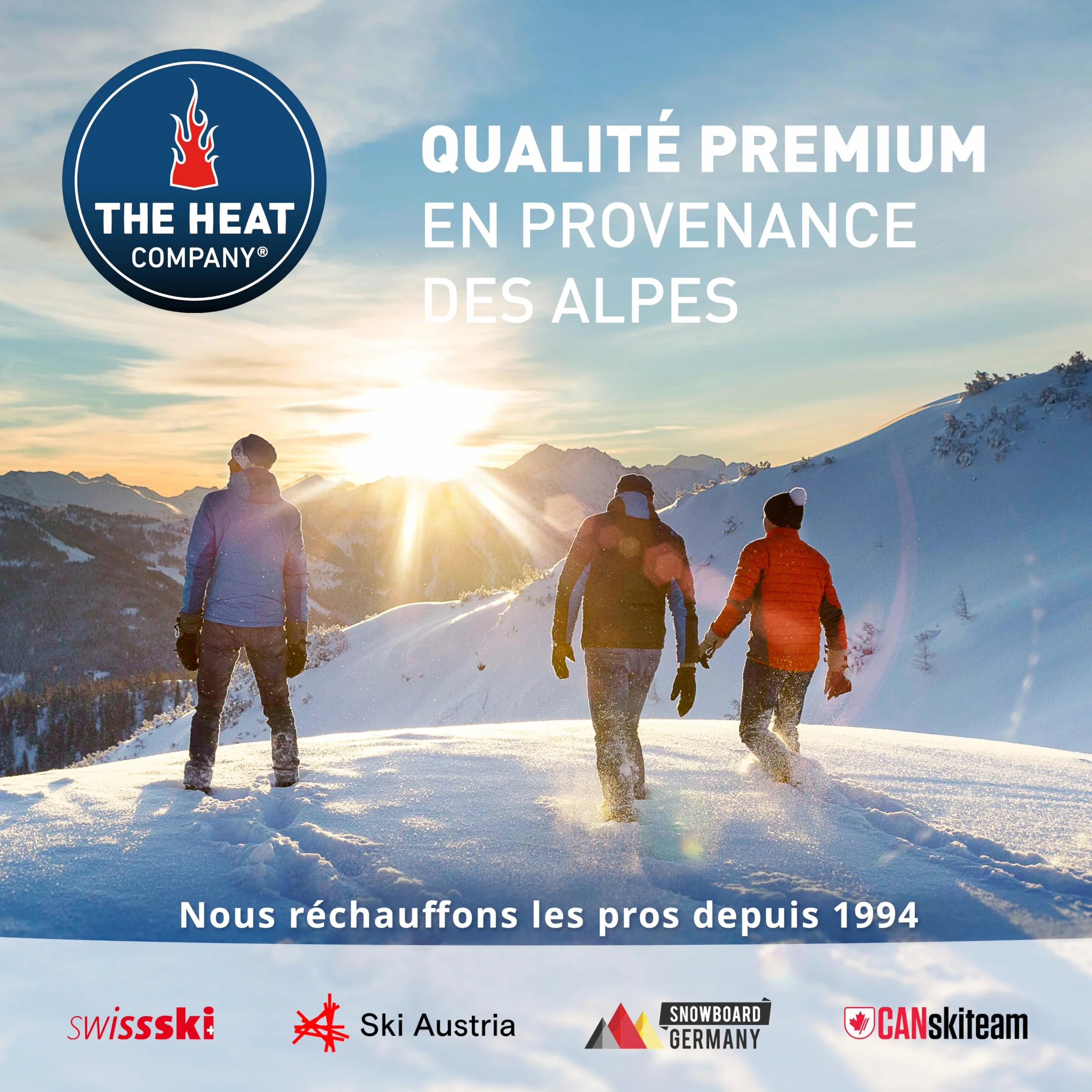 THE HEAT COMPANY Chaufferettes Mains Extra Chaud 12 Heures Chaleur Immédiate autochauffante Naturel