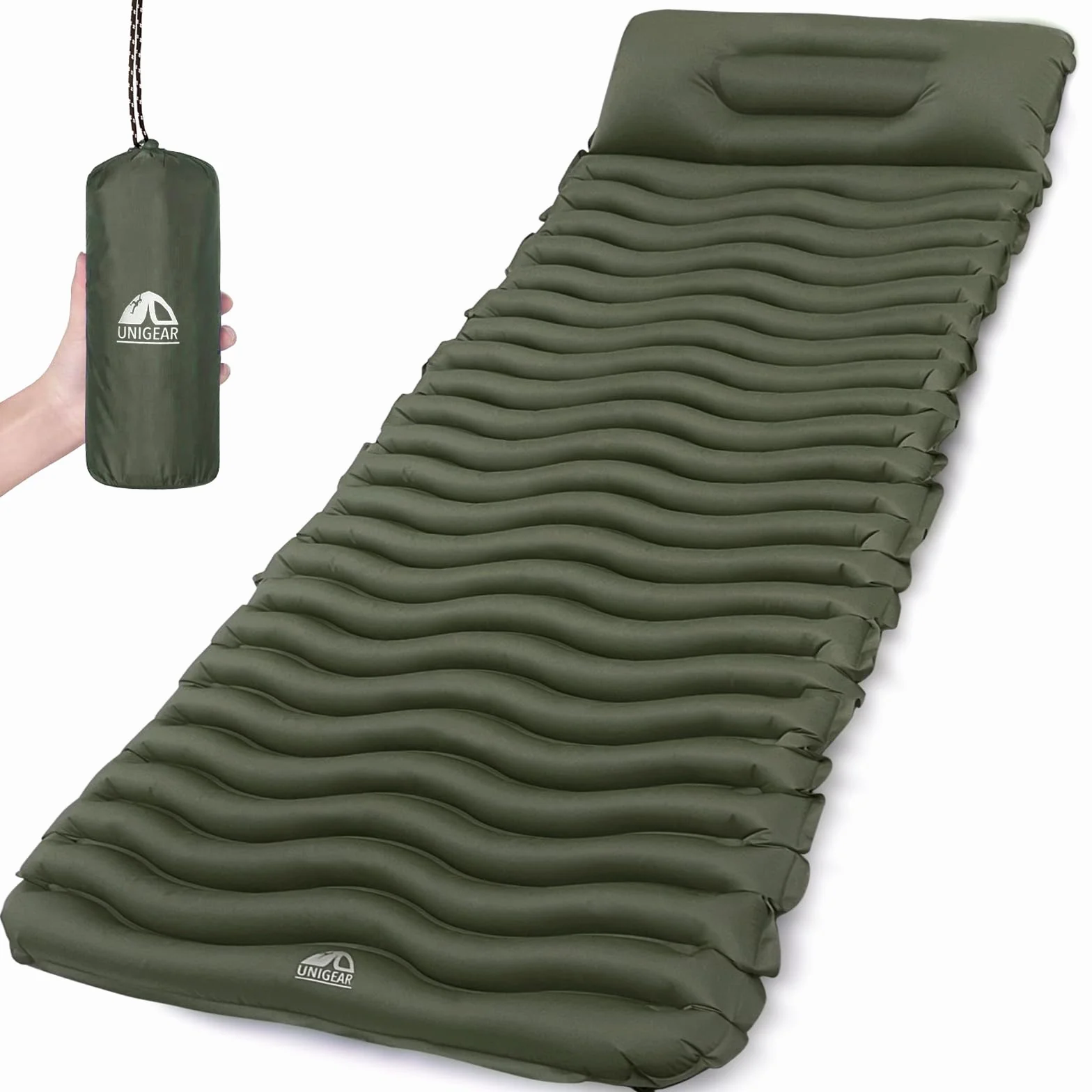 Unigear Matelas de Camping Gonflable Ultraléger Résistant à l'eau