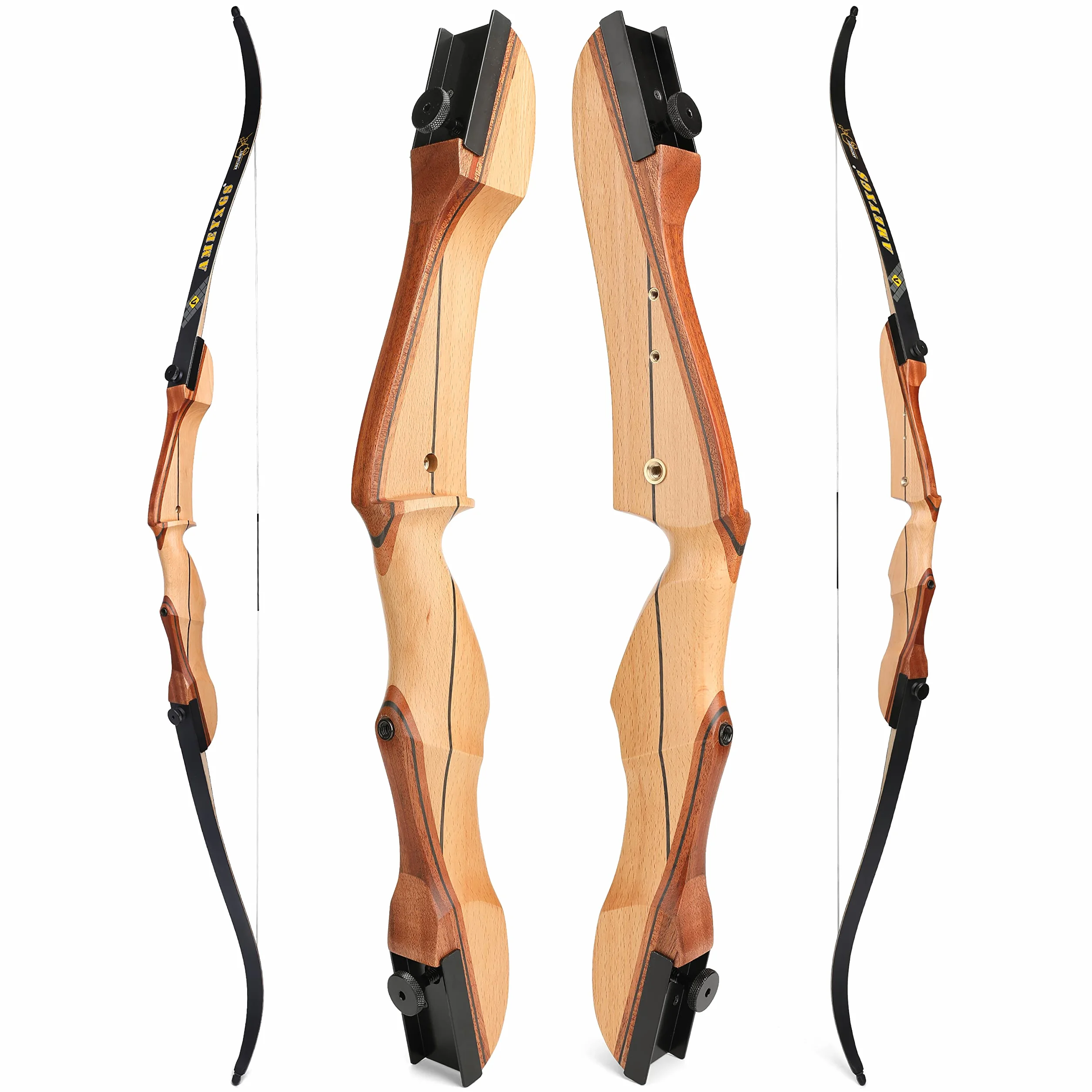 Arc Classique de tir à l'arc 66" 68" 70" 14-40 lbs droitier chasse compétition