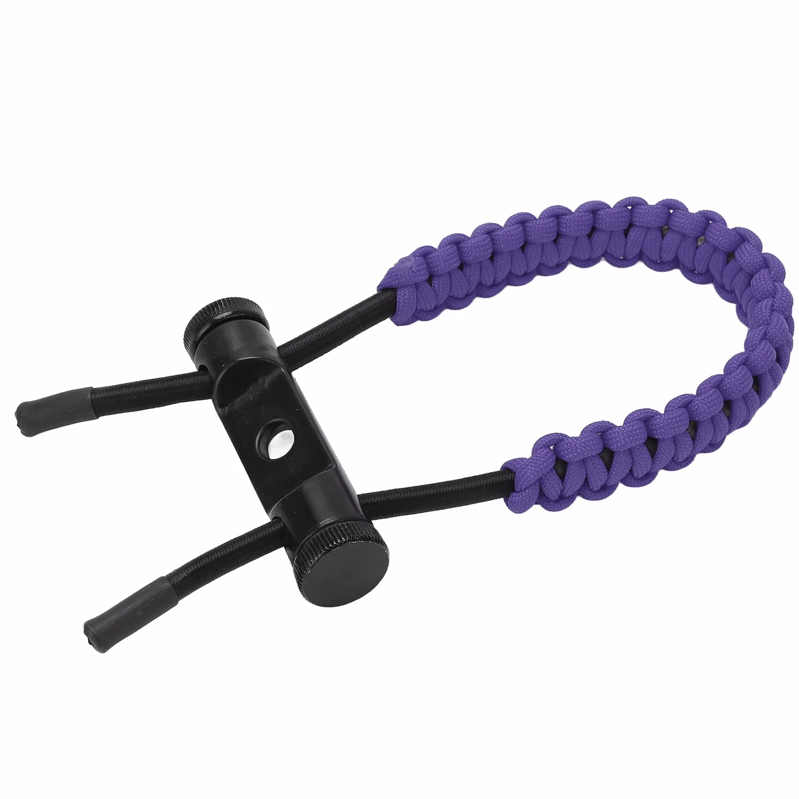 Élingues de Poignet D'arc à Poulies Réglables, Corde de Dragonne Durable pour Tir à L'arc (Violet)