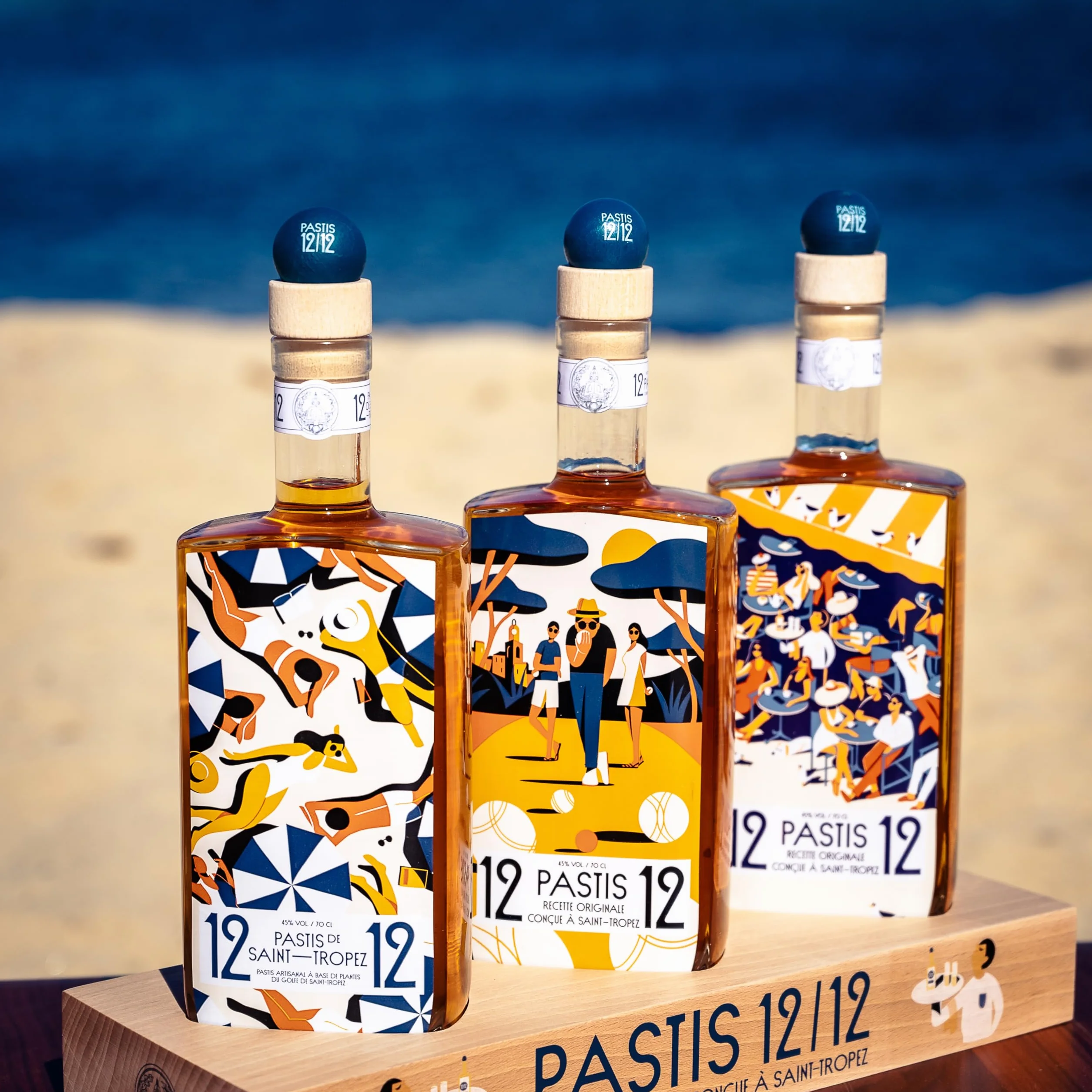 Pastis 12/12 édition Pétanque 45° 70cl