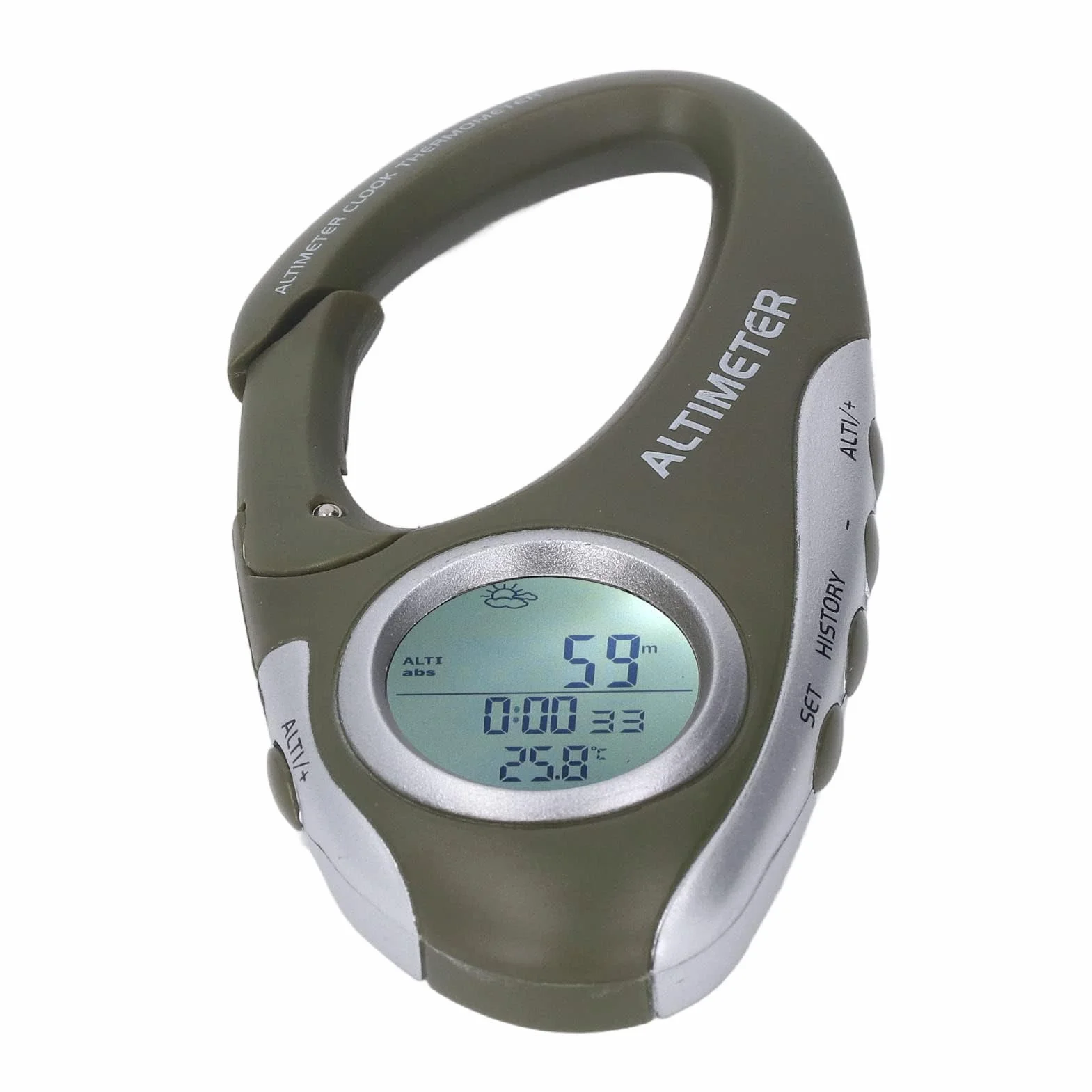 Altimètre Numérique Portable avec Boussole et Rétroéclairage