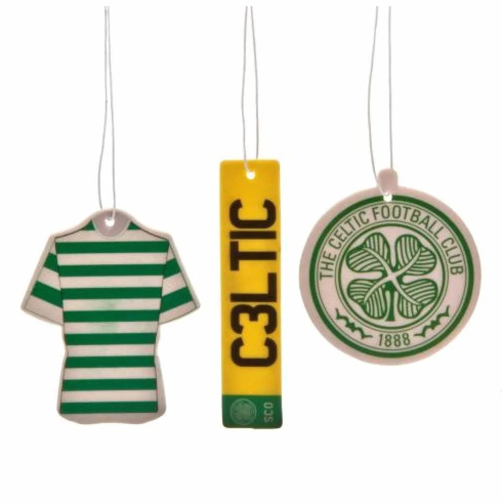 Celtic FC Lot de 3 désodorisants voiture