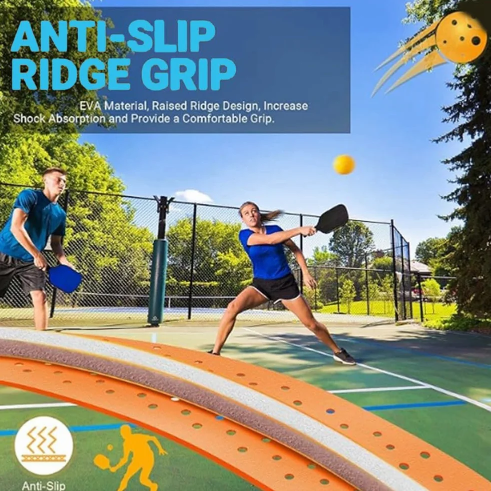 Lot de 2 grips surélevés pour raquette de pickleball