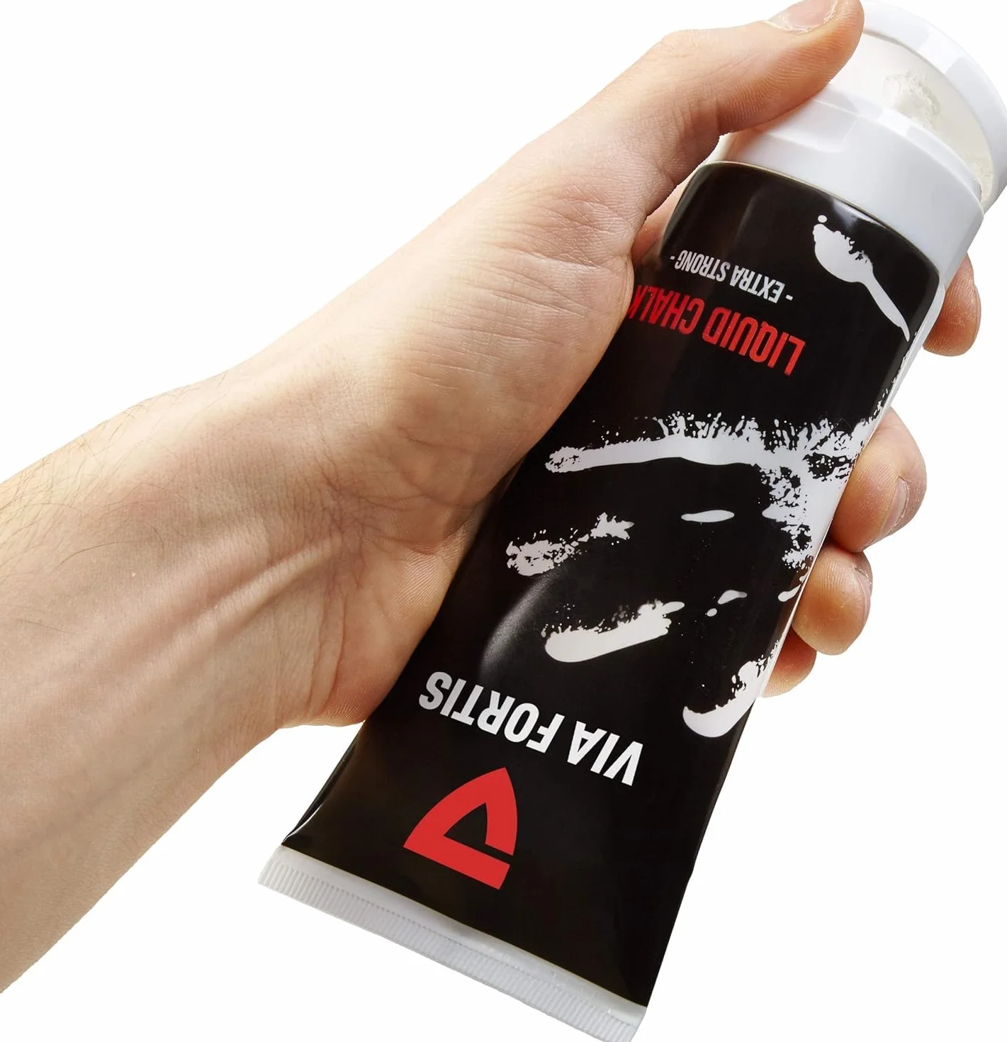 VIA FORTIS Liquid Chalk, Magnésie Liquide pour Escalade, Séchage Rapide, Adhérence Maximale