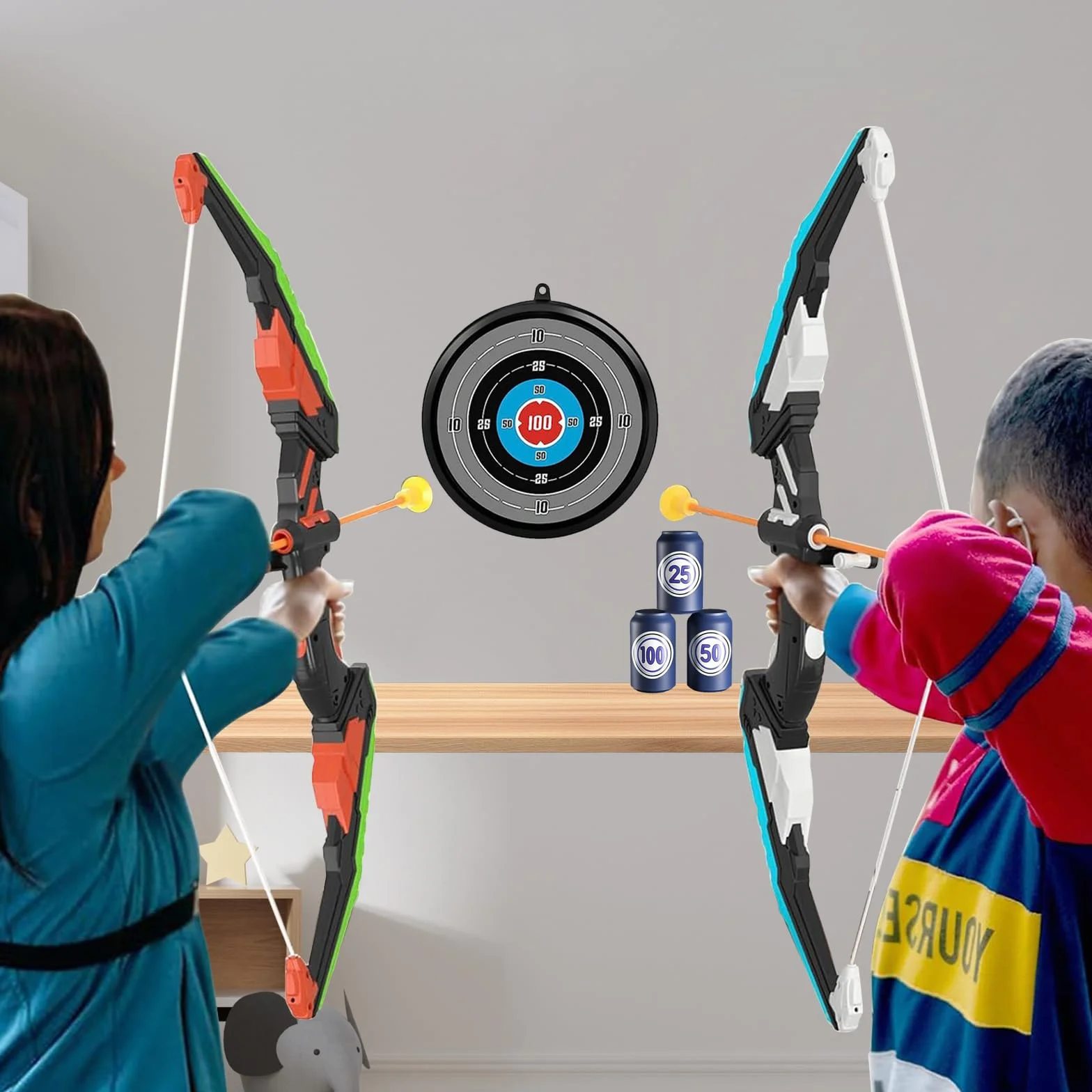 Ensemble d'arc et de flèches, tir sportif, jouets d'intérieur et d'extérieur