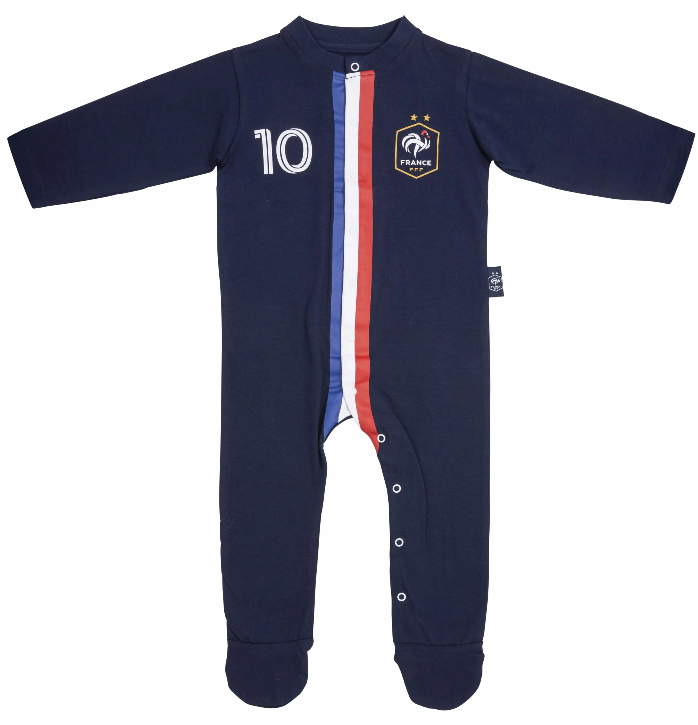 Grenouillère bébé garçon Equipe de France de Football Officielle