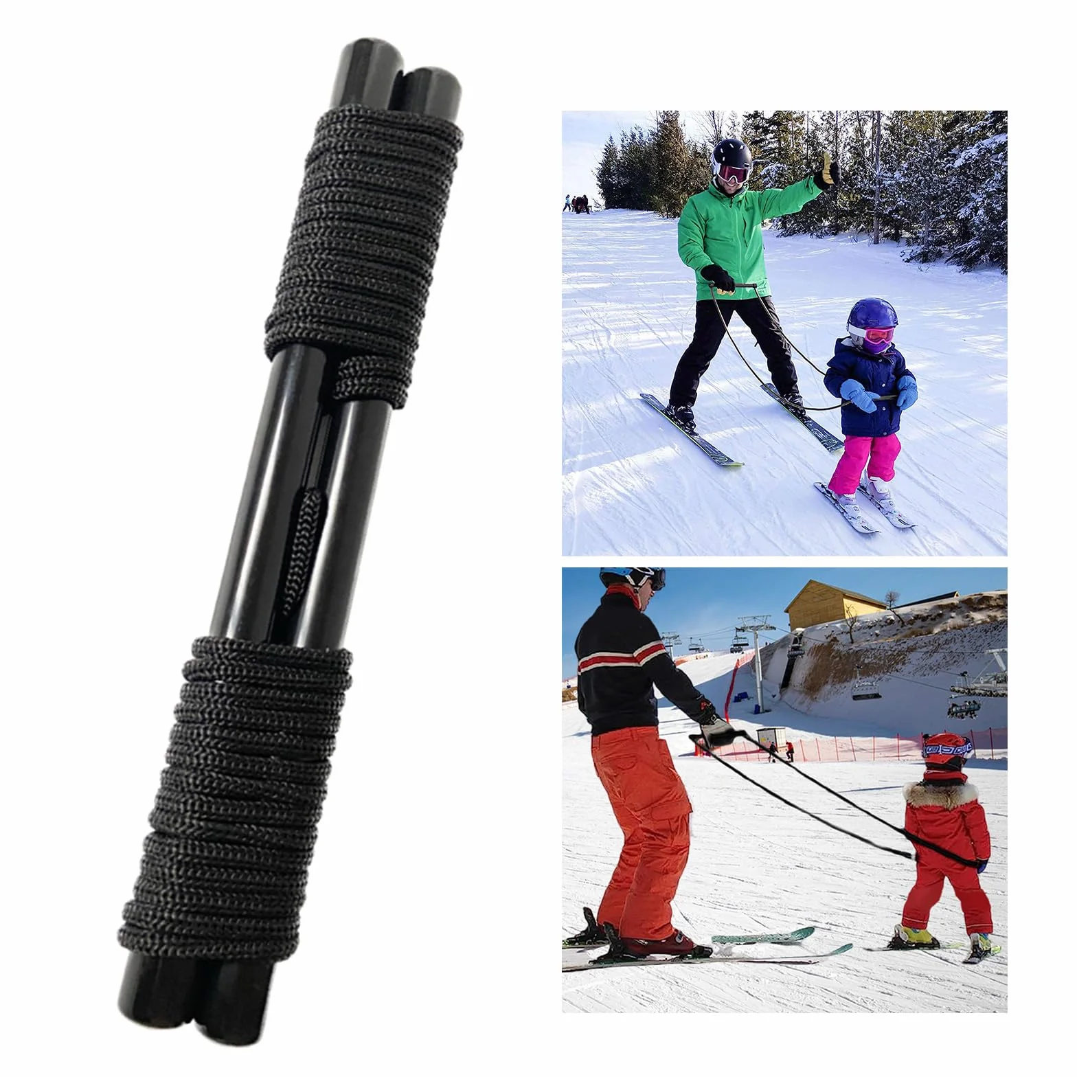 Harnais d'entraînement au ski pour enfants - Cordes et laisse de ski pour équilibre