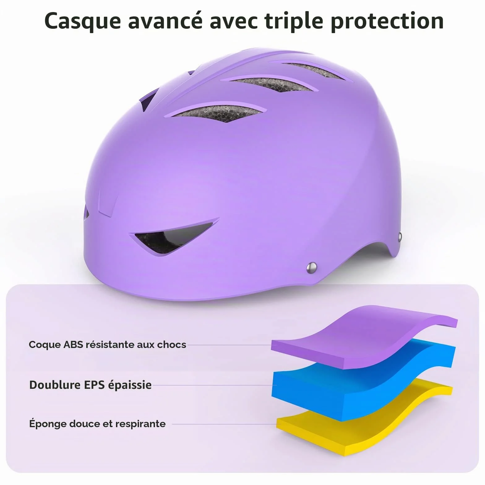 Casque Vélo Réglable Enfant Coudières Genouillère Protège-Poignets Protection Rollers Skateboard