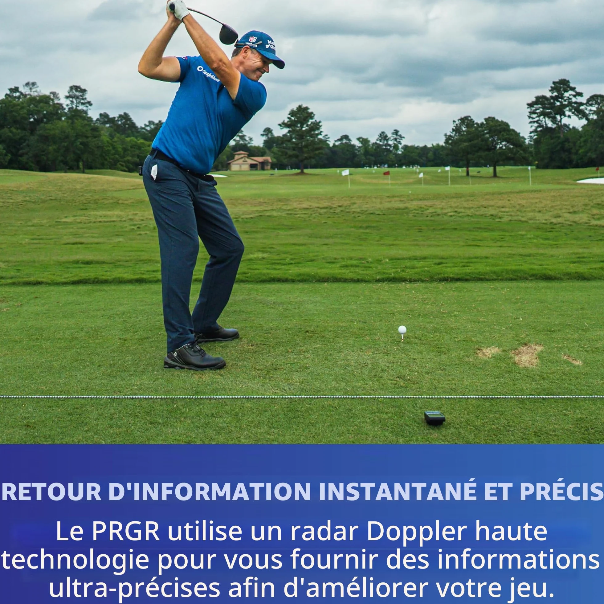 PRGR Moniteur de Lancement de Golf Portable