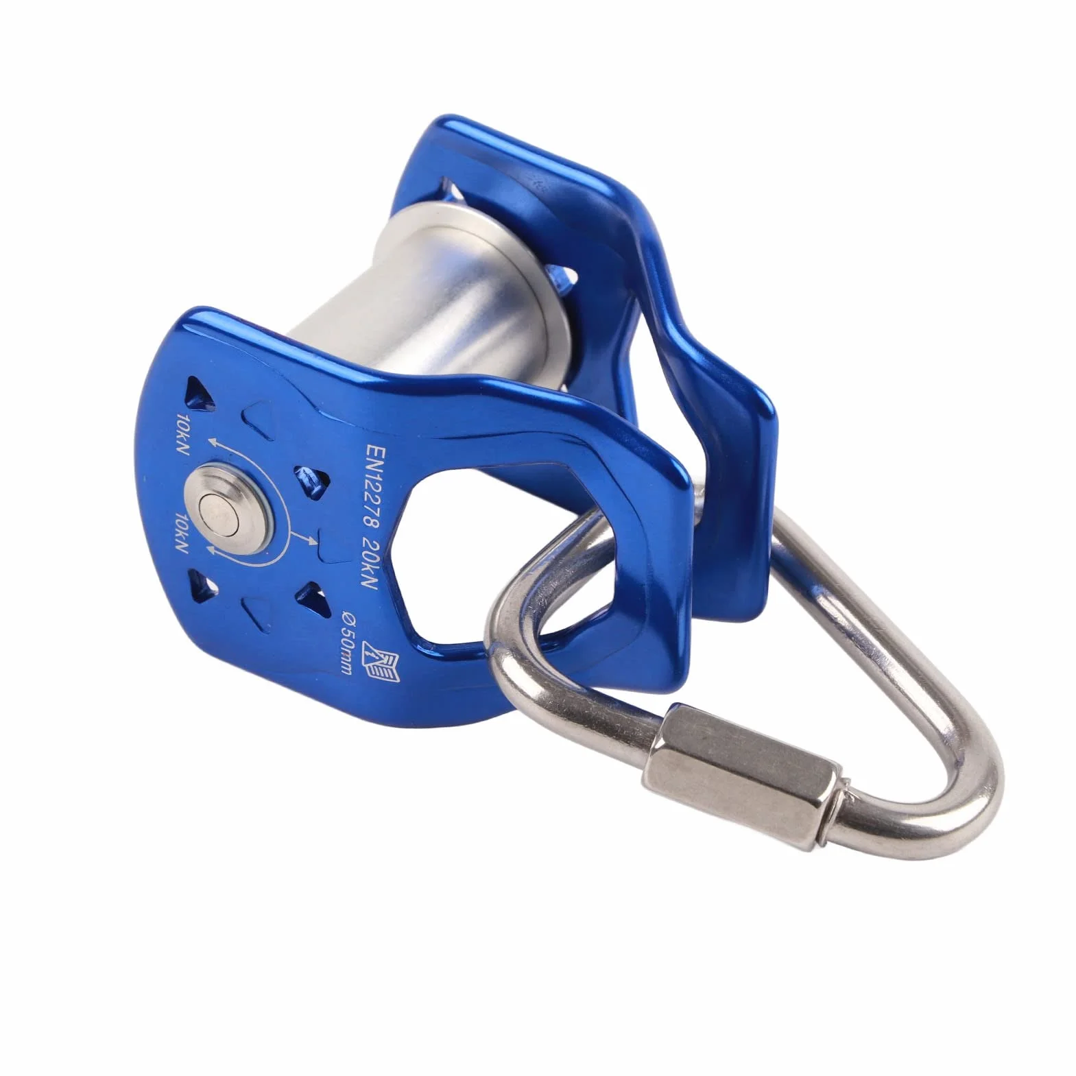 Poulie Slackline en Alliage d'Aluminium pour Enfants et Adultes, Tyrolienne de Sport en Plein Air