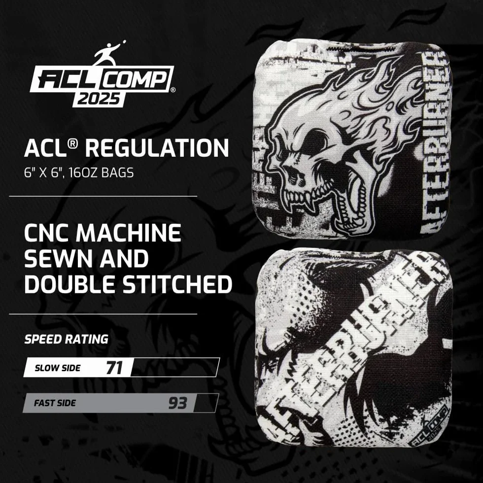 American Cornhole League Afterburner Sacs à cornhole ACL COMP 4 pièces