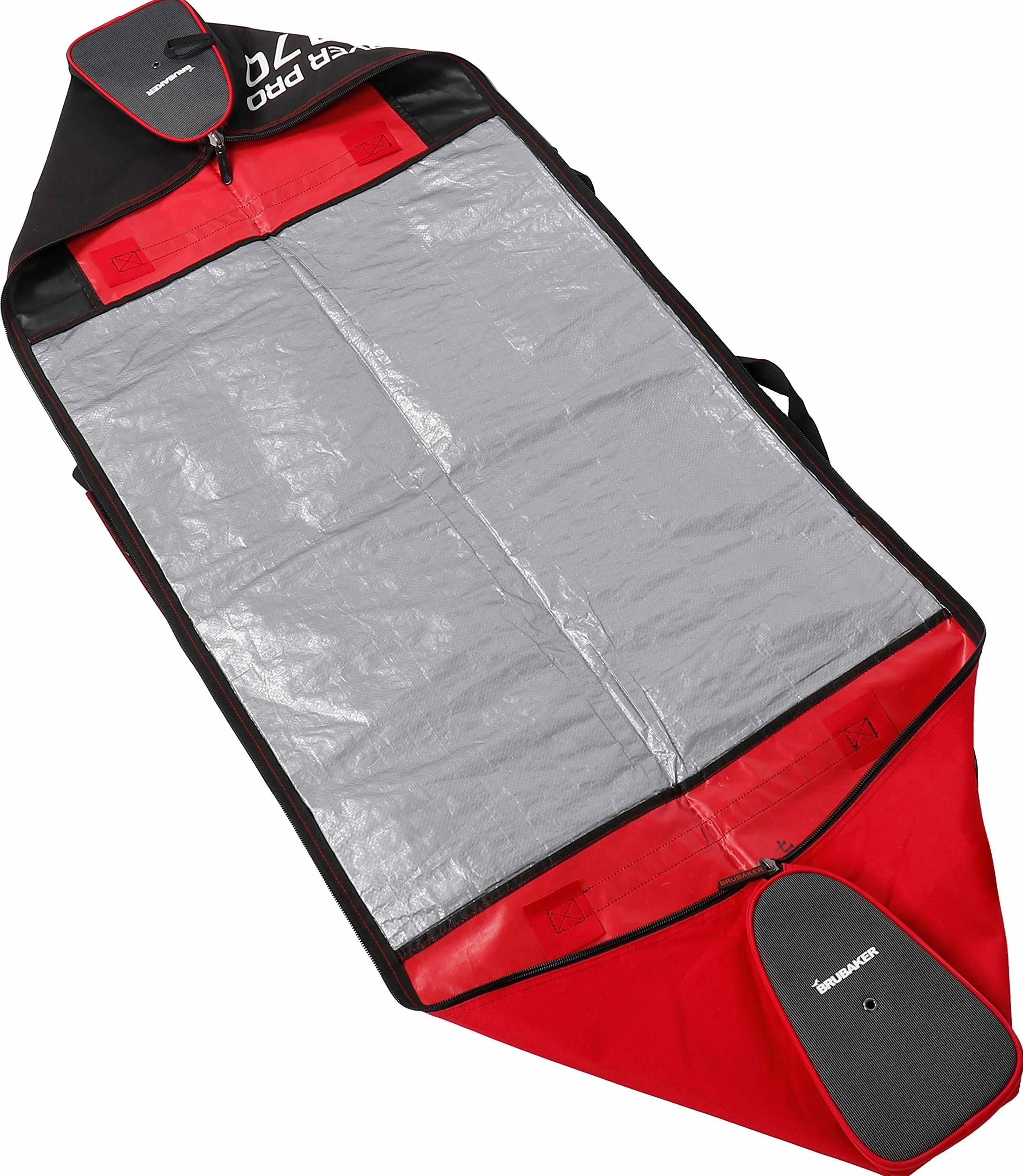 BRUBAKER Carver Pro Housse à Skis rembourrée pour 1 Paire 170 cm