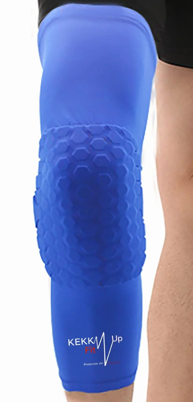 Genouillères Basket Compression Jambières avec Protections Sportives pour Basket, Volley, Football