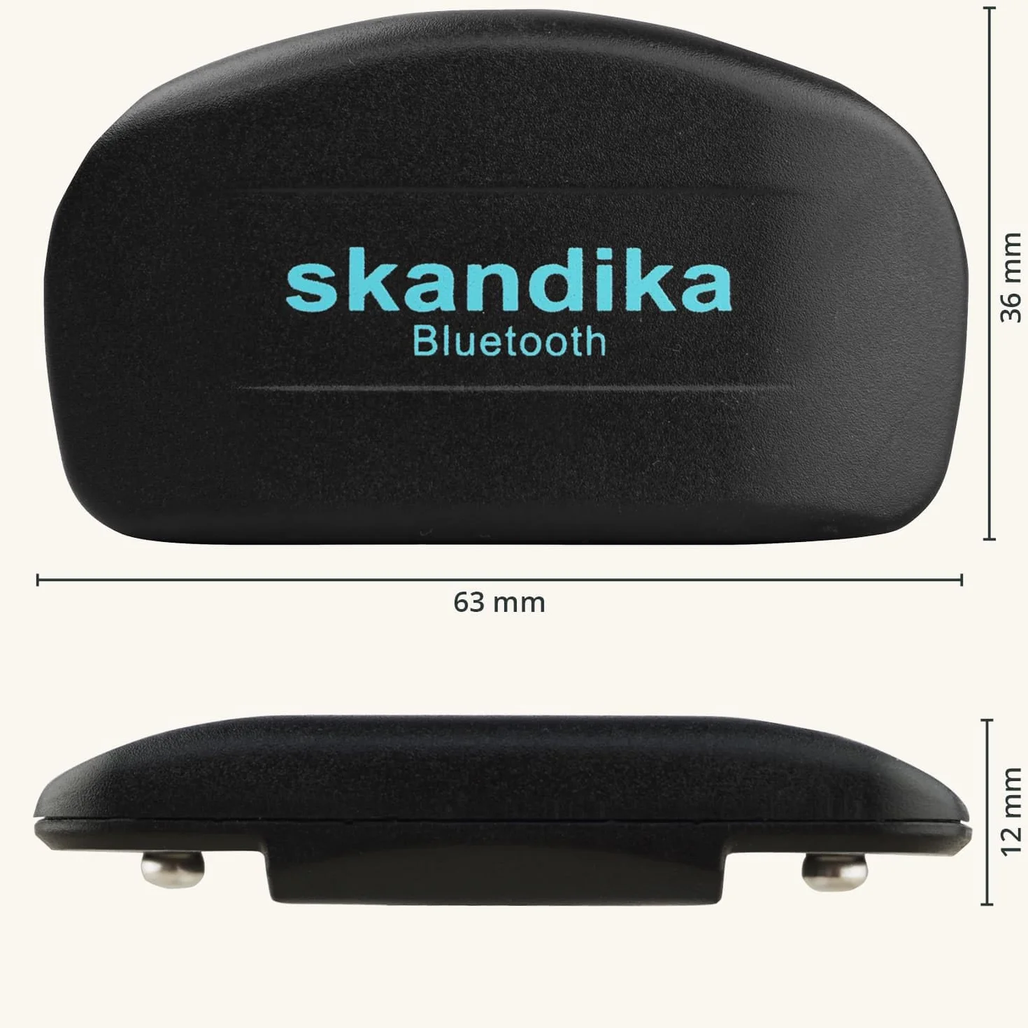 Skandika Sangle Cardiofréquencemètre Bluetooth Pulsomètre pour Sport Fitness
