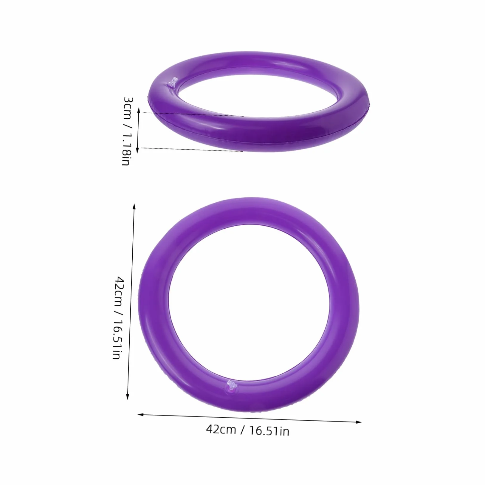 Base de Ballon de Yoga Ronde en PVC Anneau Fixe pour Ballon de Yoga Gonflable Accessoire Fitness