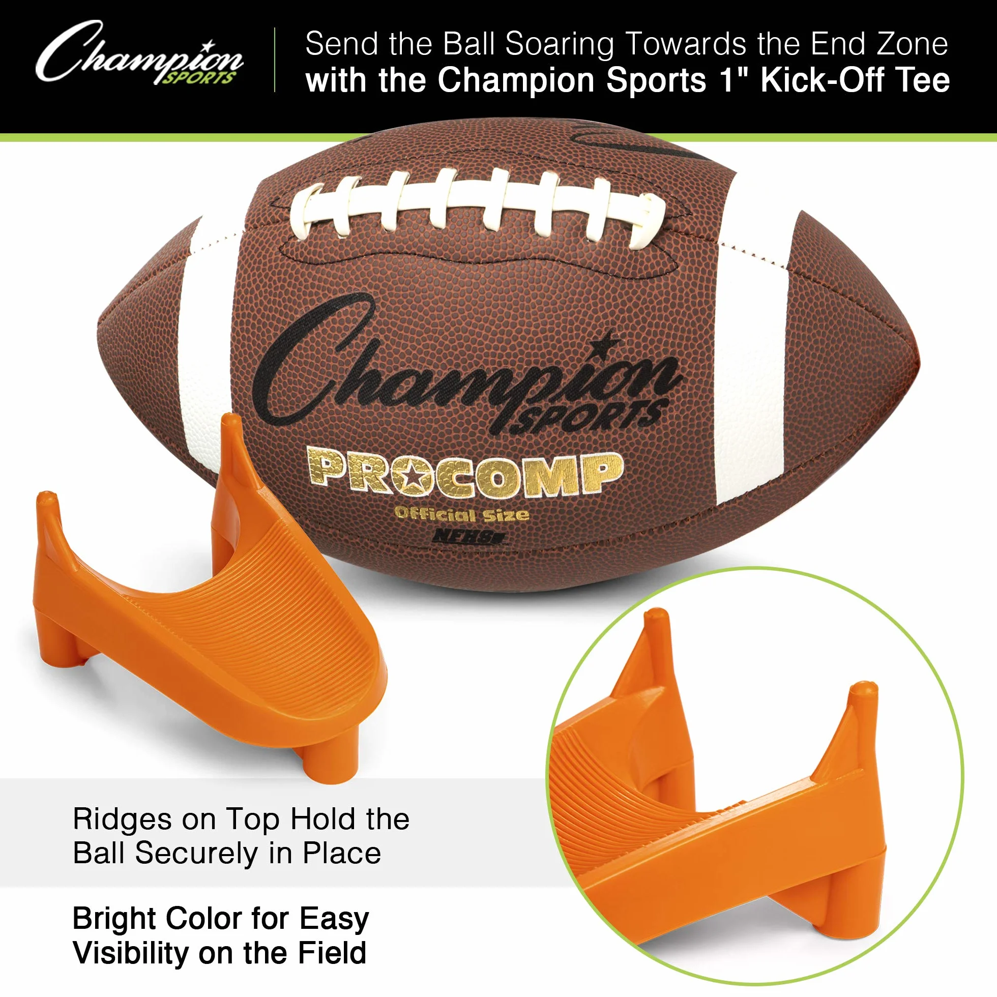 Champion Sports Football Kickoff T-Shirt