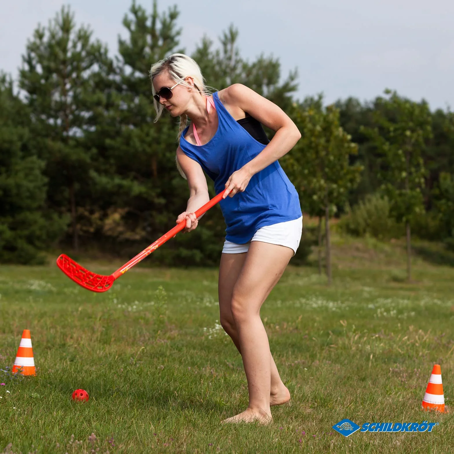 Schildkröt Funsports Set de 4 Pylônes de Marquage, Cônes de Signalisation