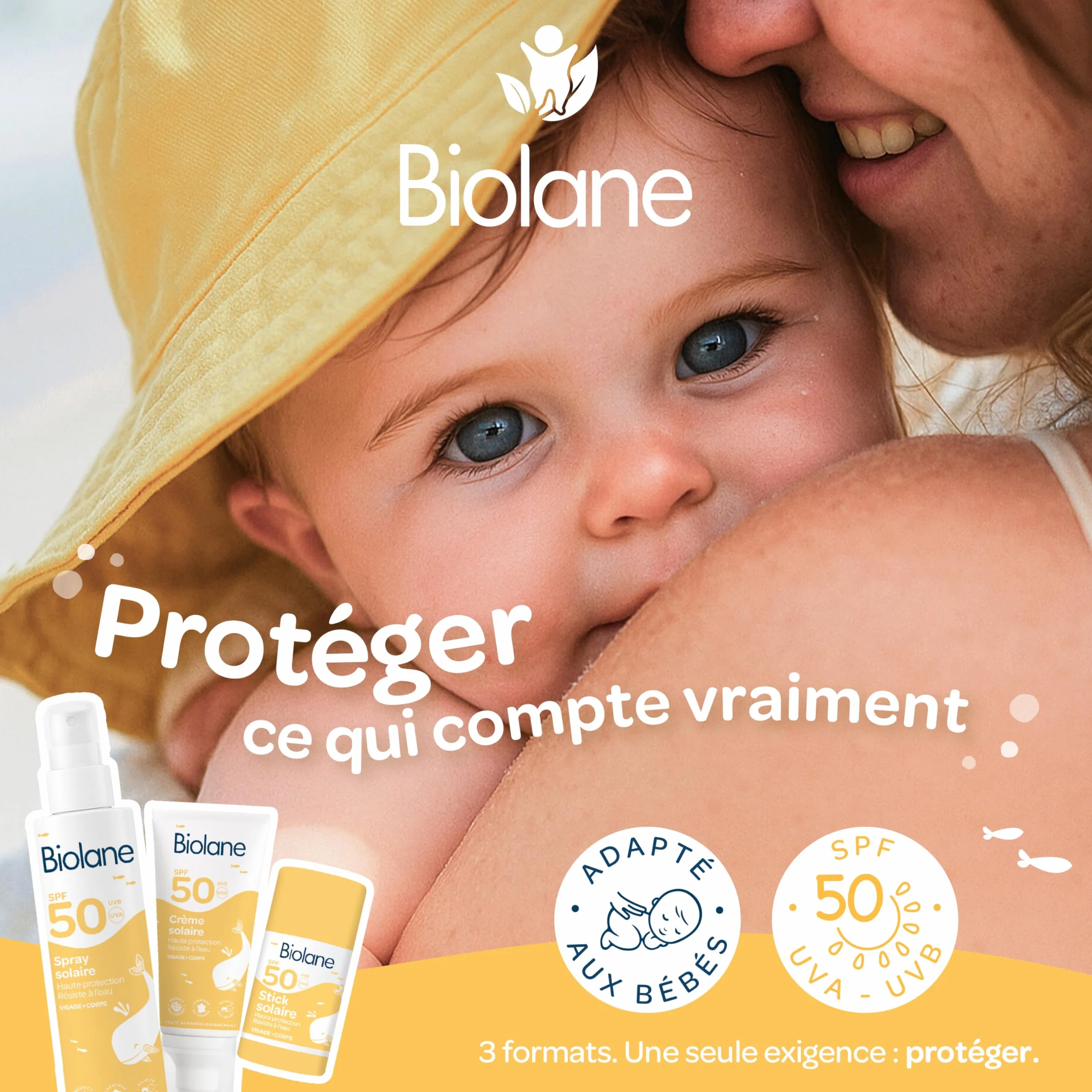 BIOLANE Stick moustique Bébé 20ml Dès 6 mois Fabriqué en France