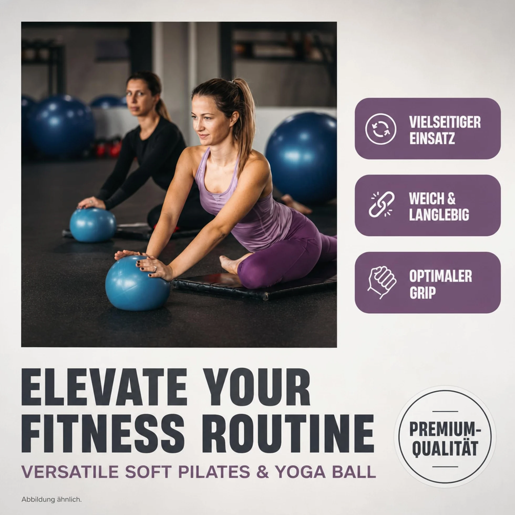 Ballon de Pilates et de Yoga Souple ATC Handels GmbH