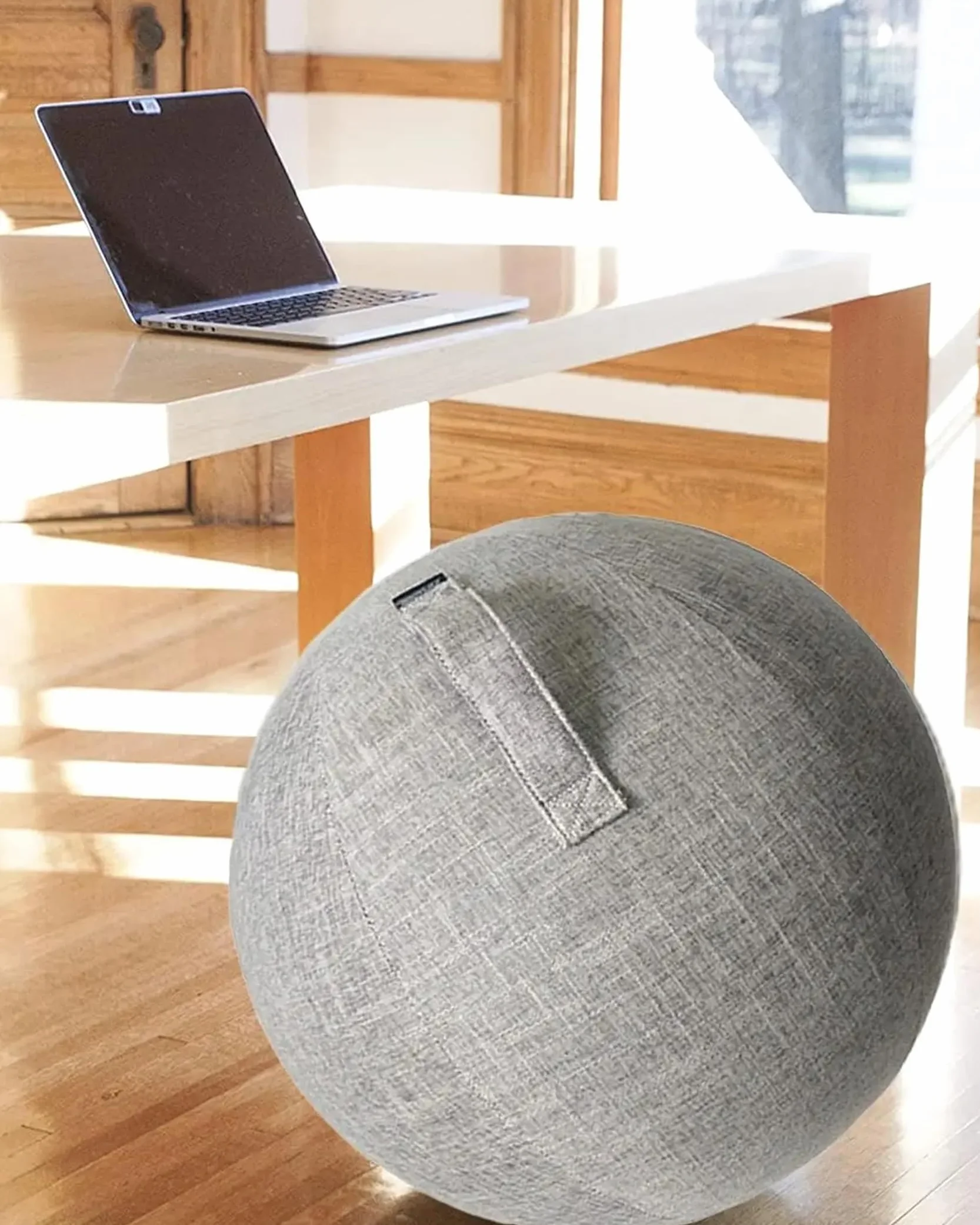 Housse Ballon Gym 65cm Anti-saleté Durable Antidérapante Protection Swiss Ball