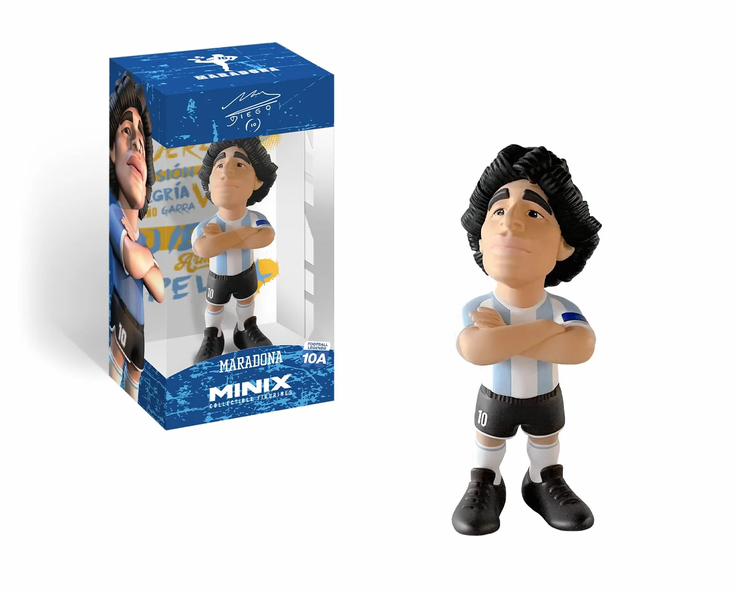 MINIX Argentine Maradona #10A Figurine à Collectionner 12cm