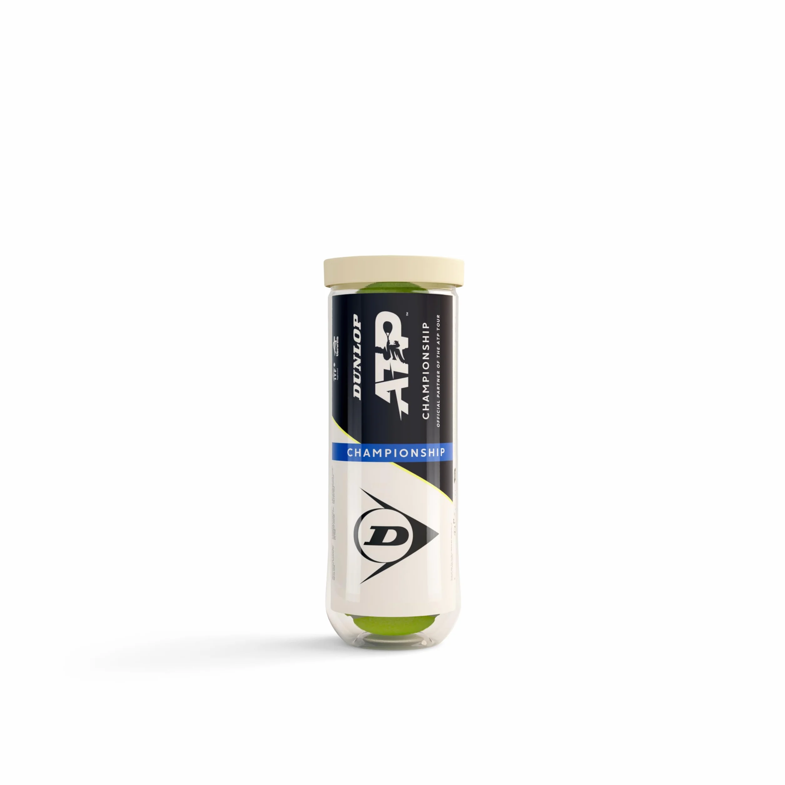 DUNLOP Balle de Tennis ATP Championship pour Sable Terrain Dur Gazon