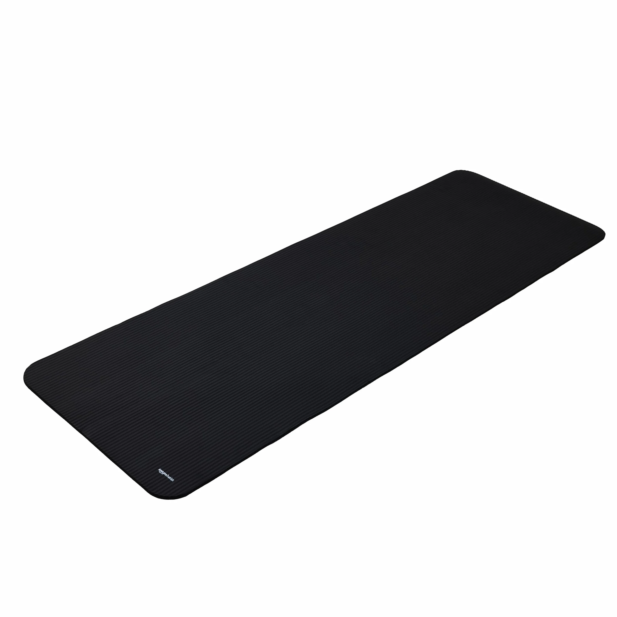 Amazon Basics Tapis de yoga antidérapant épais 183 x 61 x 1 cm Noir
