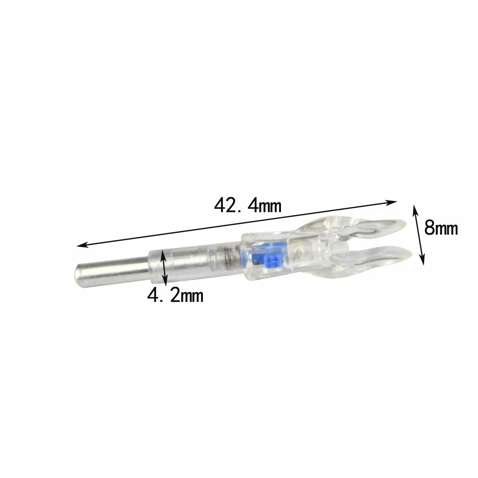 SHARROW LED cames de flèche encoches lumineuses pour arbre de flèche diamètre intérieur 4,2 mm, arc à poulies sport tir à l'arc accessoires