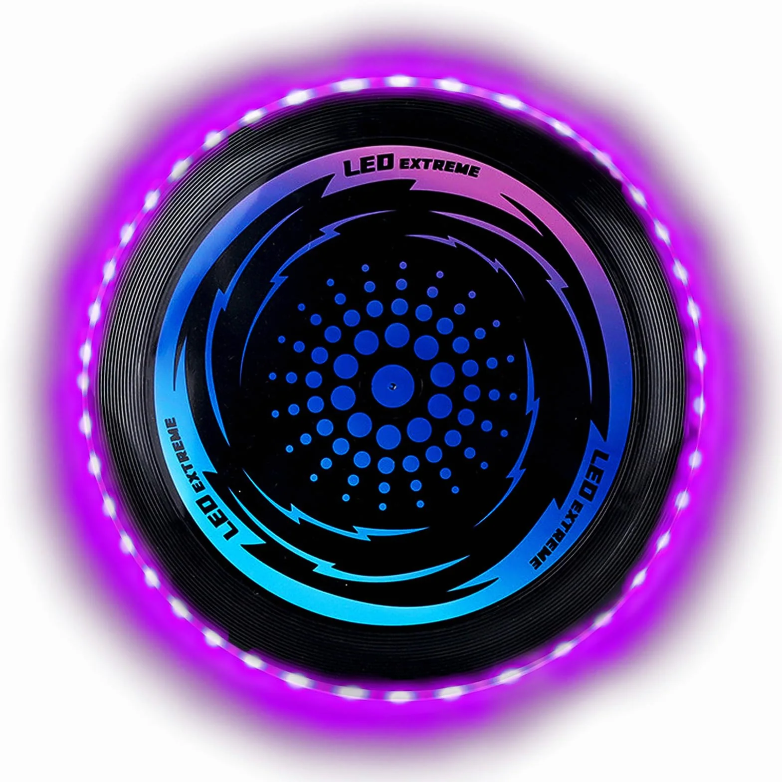 Ultimate Frisbee Disque Volant Lumineux LED 49 Lumières pour Adultes Enfants Plage Pelouse