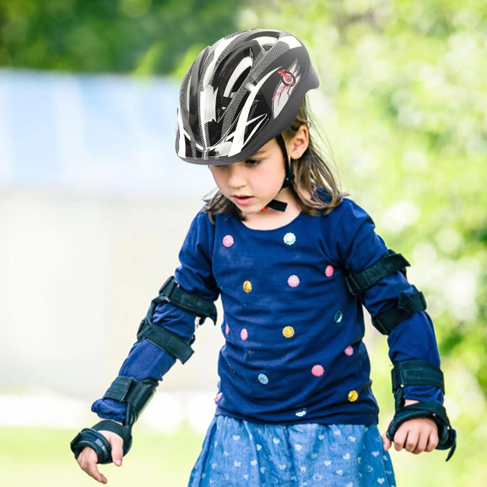 Casques de skateboard Lambo pour enfants - Casque de protection multi-sports réglable vélo, skateboard, football
