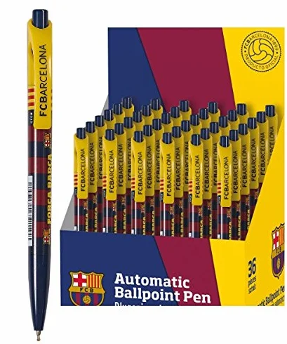 Maxi&Mini FC Barcelona Stylo Bille Bleu Fournitures Scolaires FCB