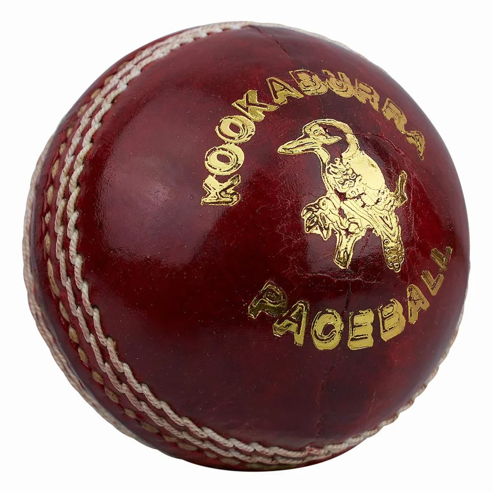 Kookaburra Paceball Balle de Cricket Rouge
