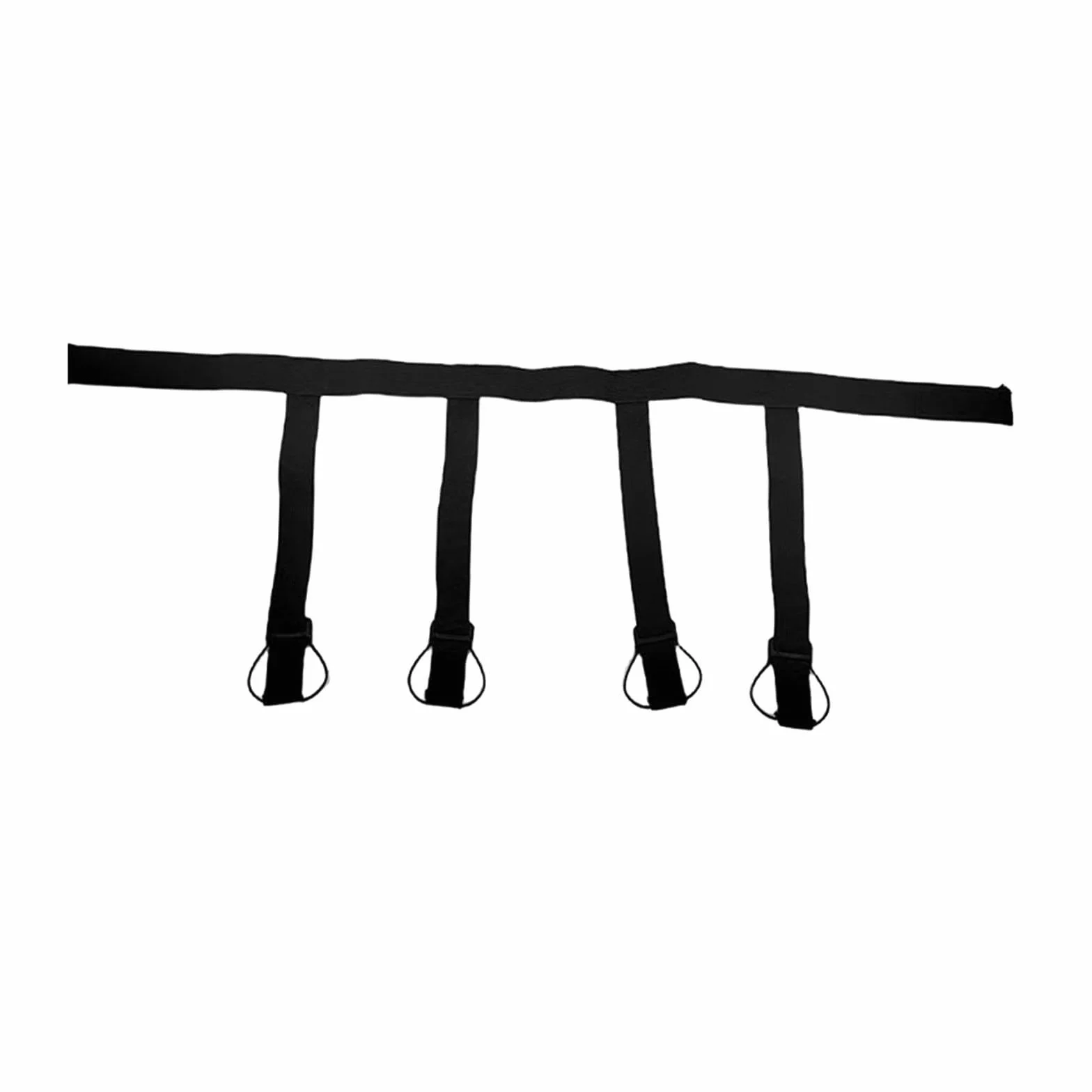 Porte-jarretelles de hockey avec sangle jock, taille M, noir