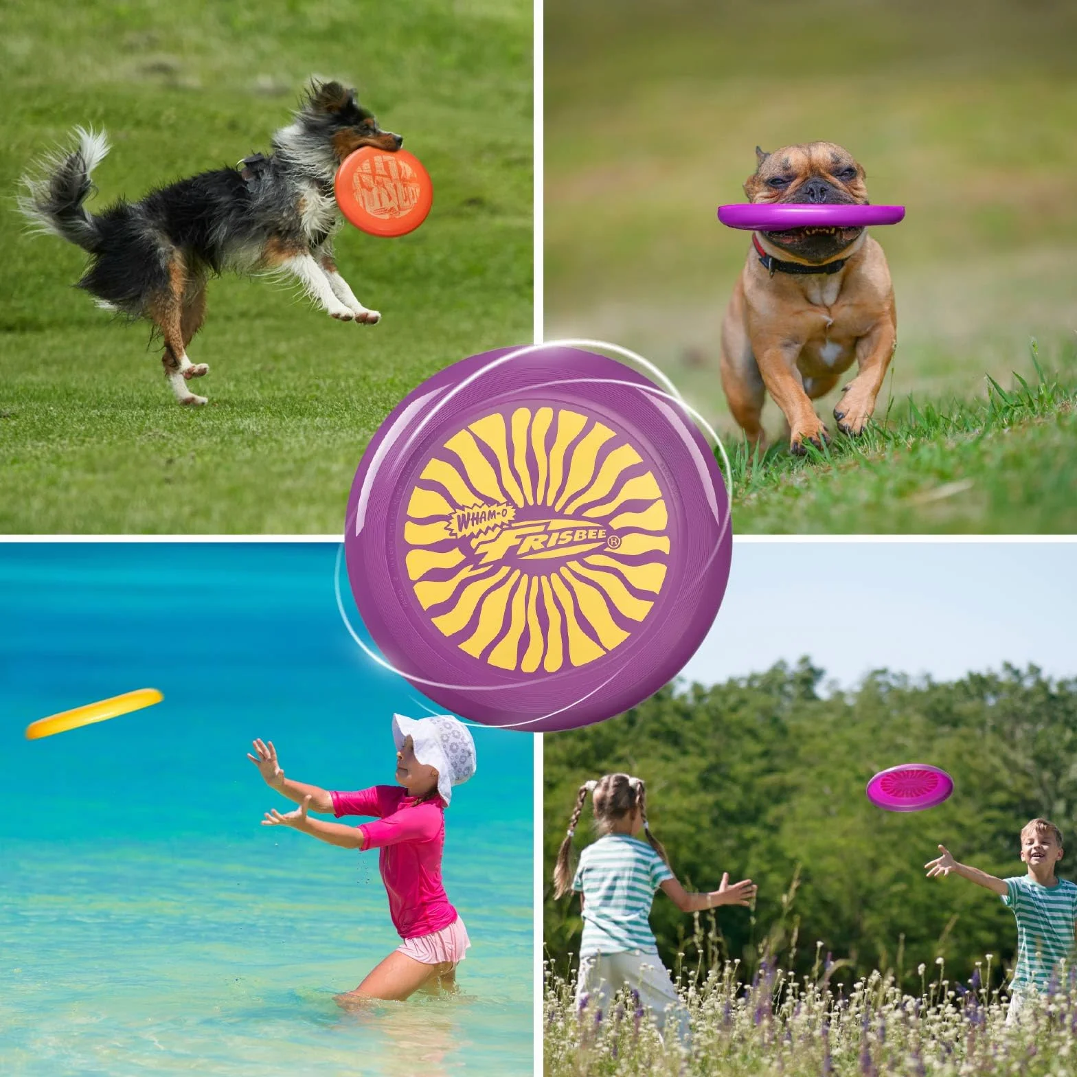 Wham-O Frisbee Cool Flyer Disque Volant 25.27cm Jouet Léger Enfants 5 Ans+ 130g