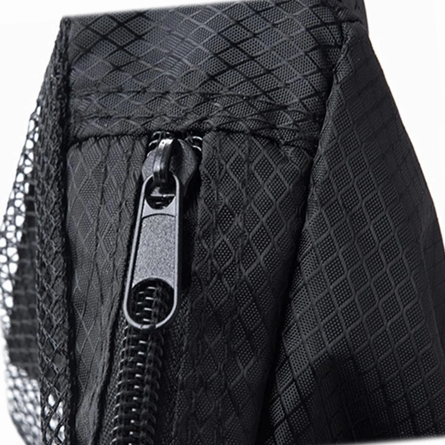 Sac de sport en maille filet WUBAYI avec mousqueton pour basket-ball football