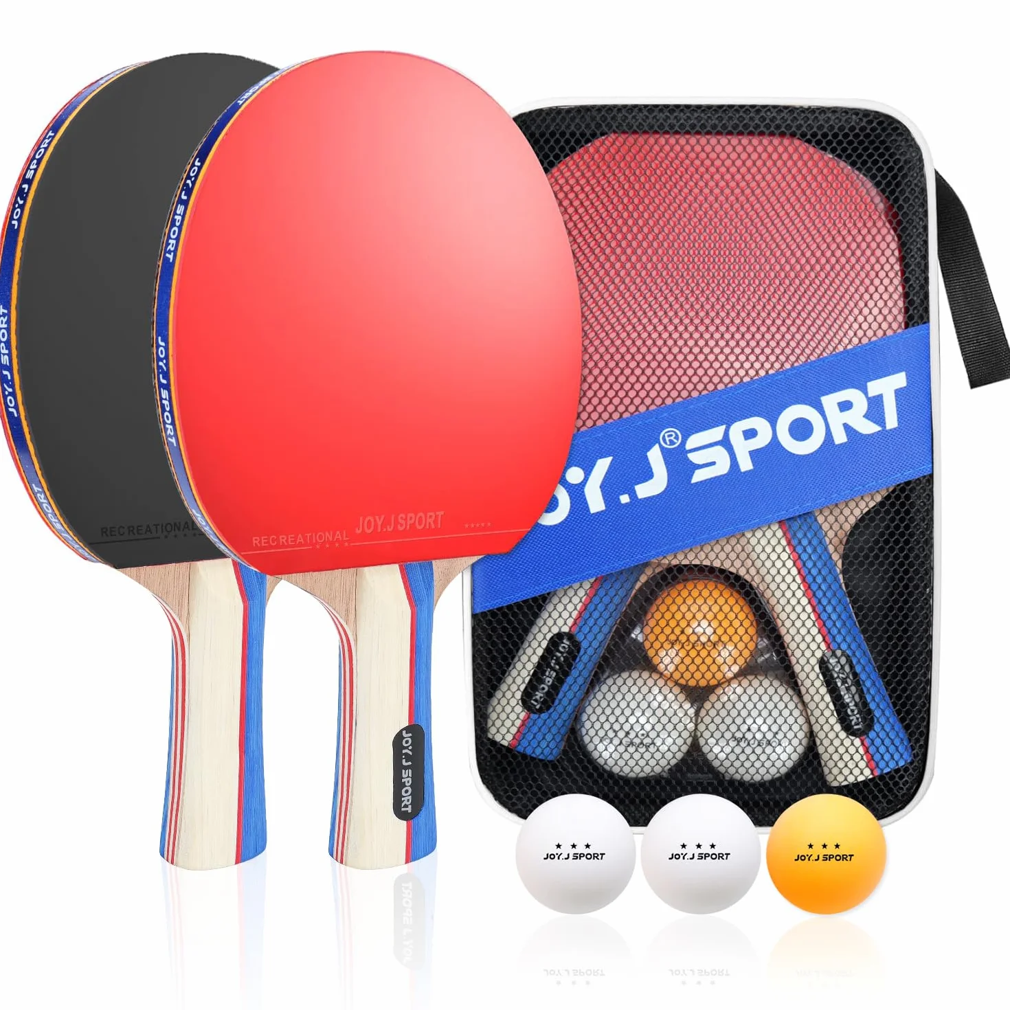 Raquette de Tennis de Table, Set de Ping Pong pour Famille, École et Club