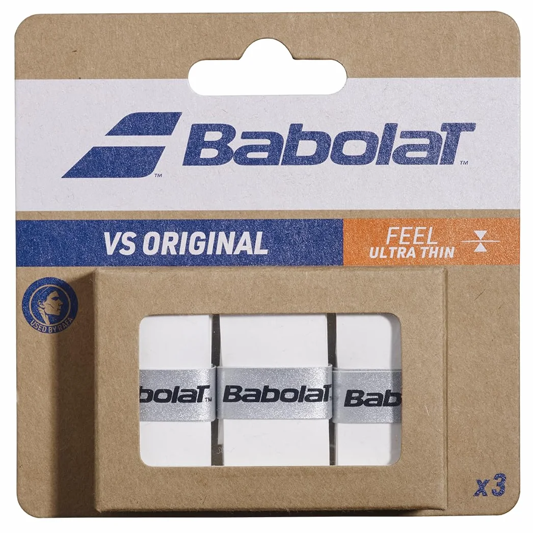 Babolat VS Original Lot de 3 Surgrips Tennis Raquette Taille Unique Absorbant