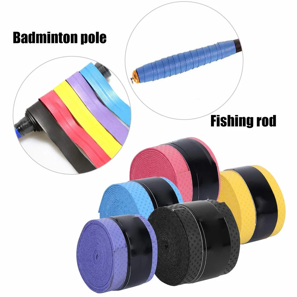 OUKENS Surgrips Raquette Badminton Tennis 60 pièces Super absorbantes Sueur Bande Grip Anti-Sueur Ruban