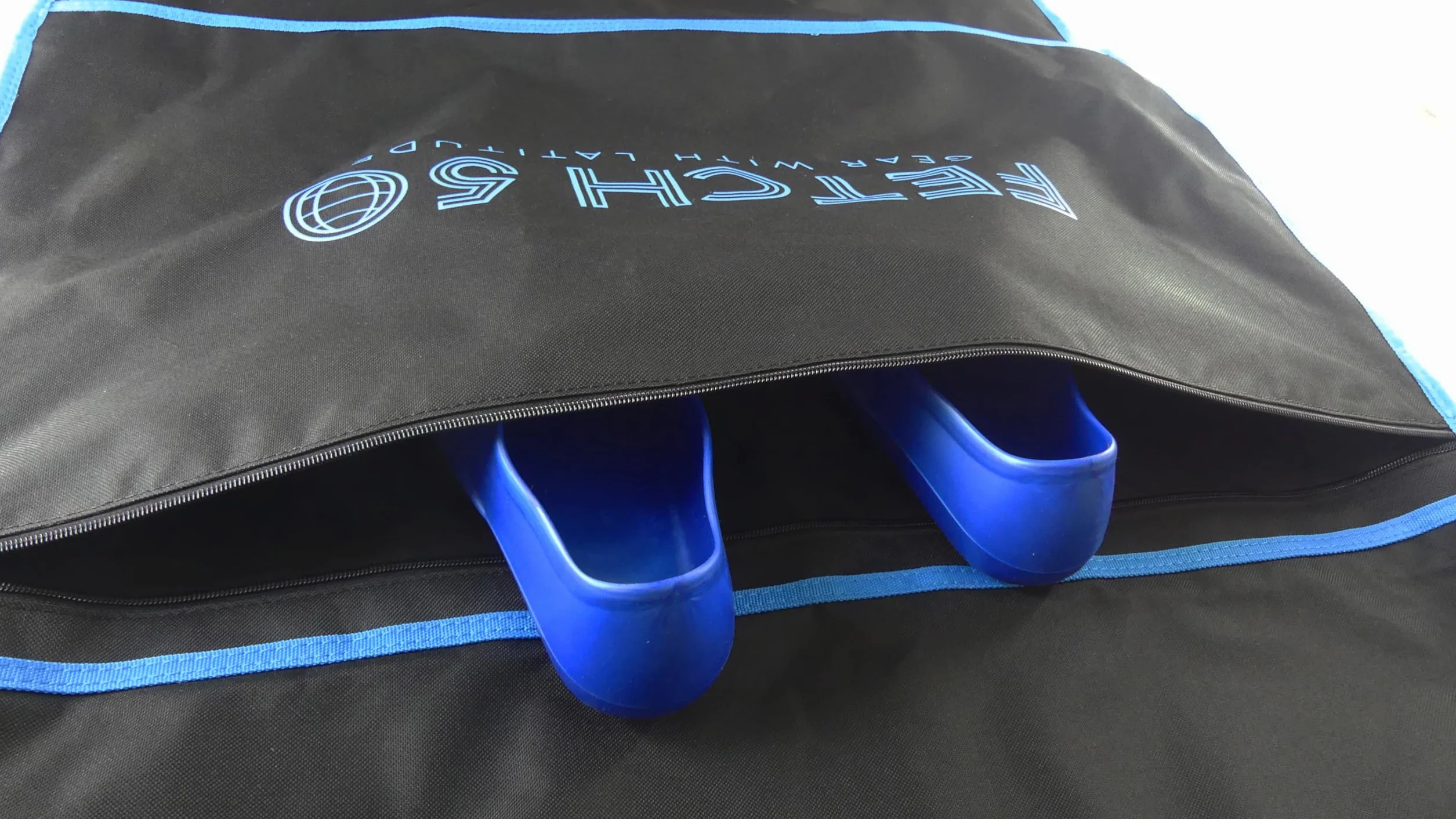 Sac de Bodyboard Double Nova avec Sangles de Sac à Dos, Polyester Résistant, Noir