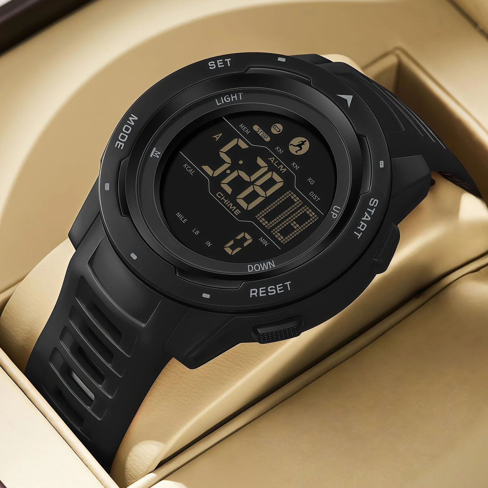 Flintronic Montre Podomètre sous-Marin de Plongée avec Comptage de Pas Calories Distance