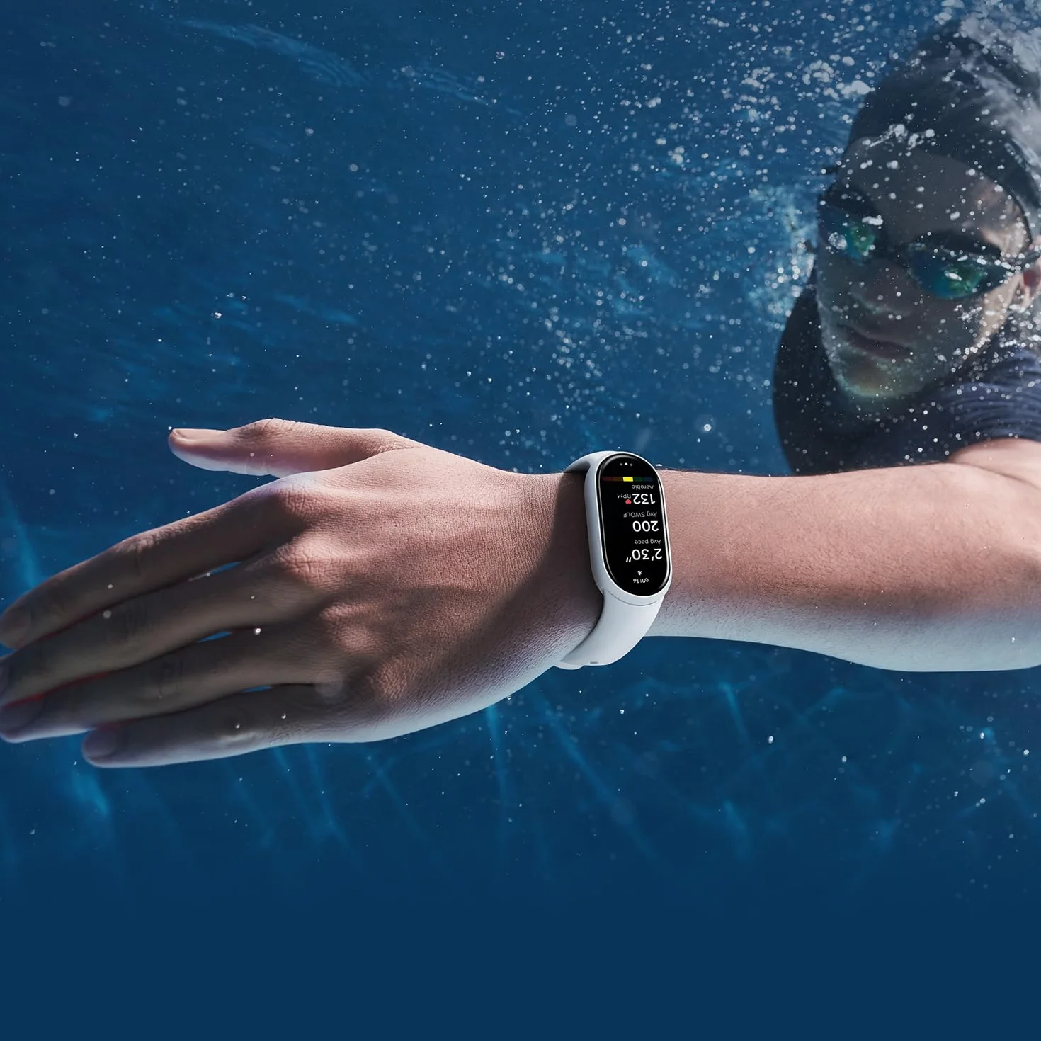 Xiaomi Smart Band 10 Montre Connectée Écran AMOLED 1.72'' Autonomie 21 Jours 5 ATM Boussole