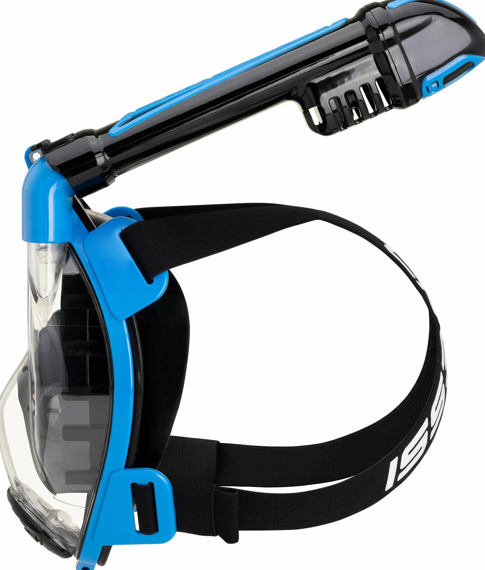 CRESSI Duke Action Full Face Mask Masque Intégral CO2 Safe Grande Vision Snorkeling No Fog avec Tuba Dry Support pour Caméra d’Action