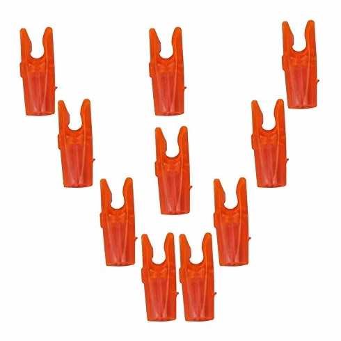 50pcs ID 3.2mm Flèche Pin S Nock Pour broches en aluminium au carbone (Orange)