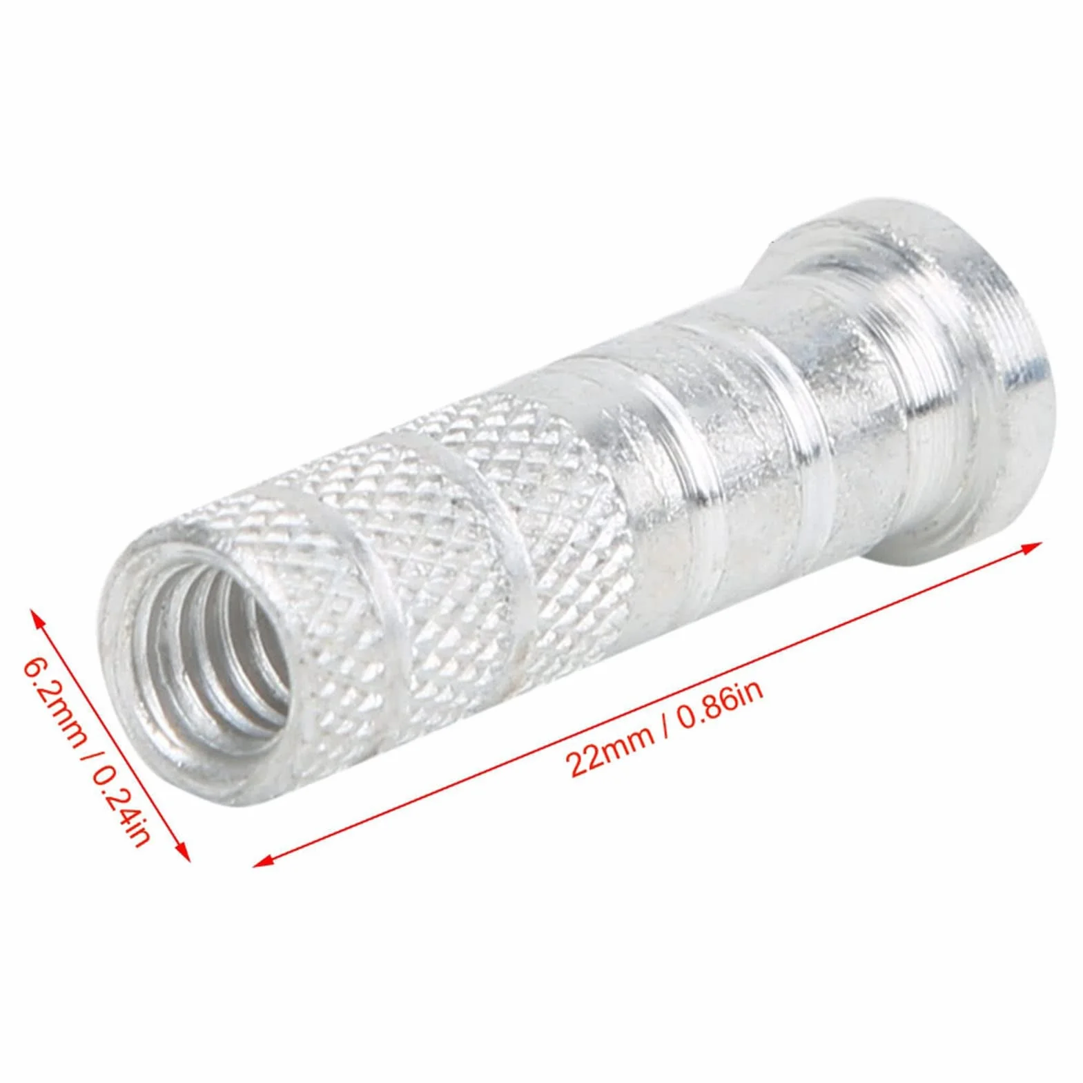 Cocoarm Lot de 12 flèches en aluminium pour tir à l'arc - 6,2 mm diamètre - Inserts et pointe