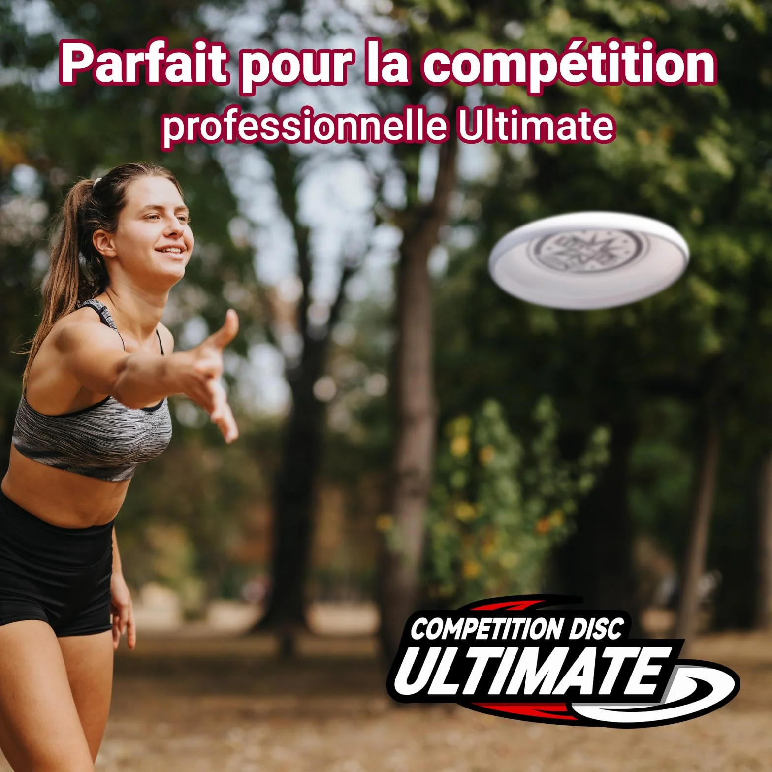 Frisbee Disque Volant Officiel Ultimate 175 g 27,4 cm Entraînement Professionnel Plein air