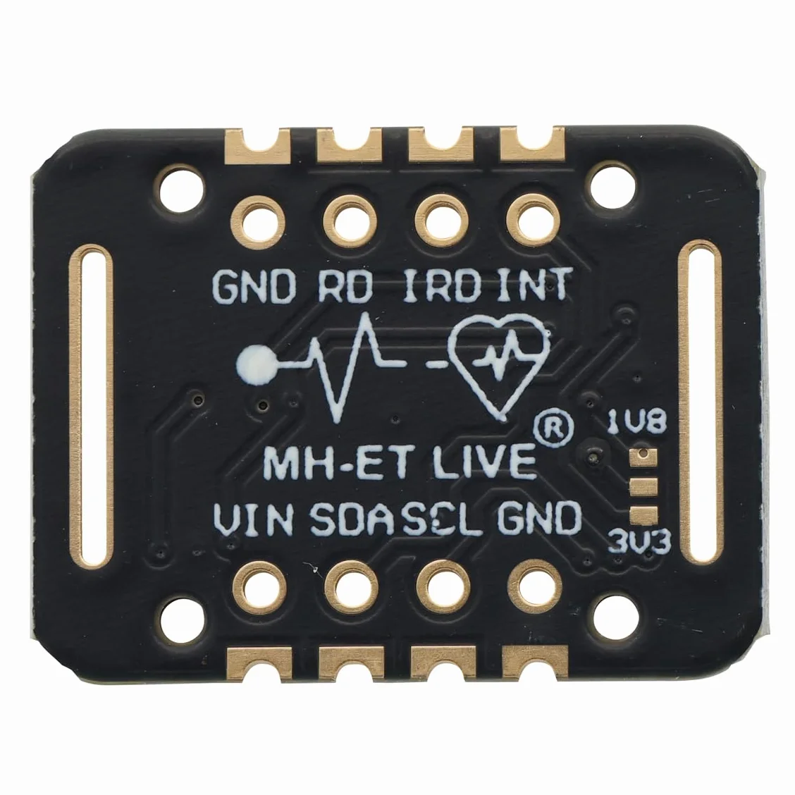 MAX30102 Module Détecteur de Fréquence Cardiaque au Poignet Concentration en Oxygène Sang LED Interne Faible Consommation Énergie Paquet de 3