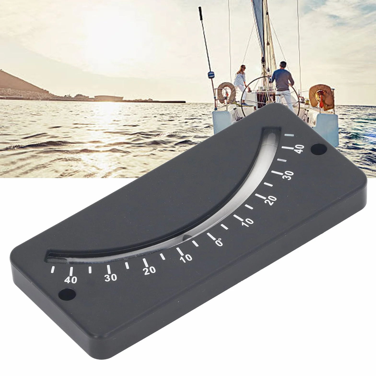 Clinomètre à Tube Gernie, Inclinomètre Haute Résolution -40 à 40° pour Mesure Horizontale