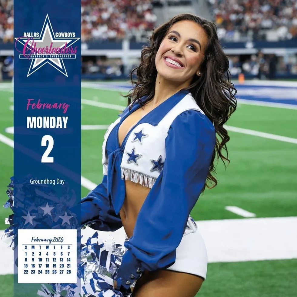 Dallas Cowboys Cheerleaders Sideline Box Calendar TURNER LICENSING