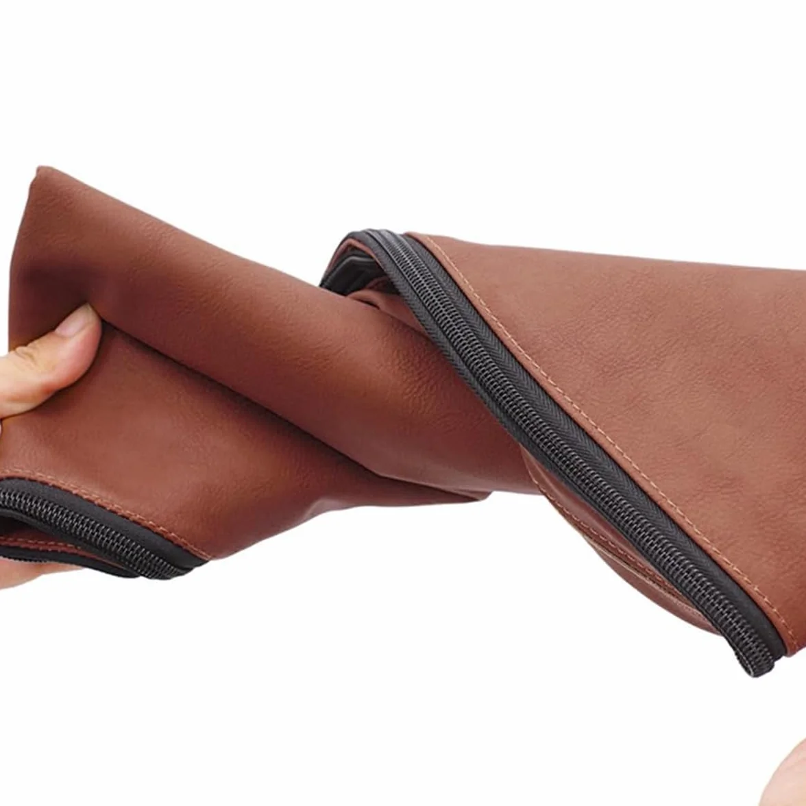 Étui pour arc long en cuir marron Sac à arc traditionnel rangement équipement de tir